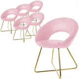6er Set Esszimmerstühle Stühle Polsterstühle Wohnzimmerstühle Küchenstühle Samt