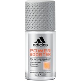 adidas Power Booster Anti-Transpirant Roll-On für ihn, 72 Stunden trockene Frische, aromatisch-holziger Duft, 50 ml