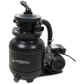 Miganeo Sandfilteranlage Dynamic 6500 Speed Clean schwarz | 4,5 m3/h Leistung