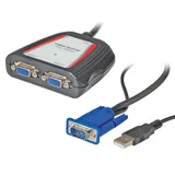 Value Portabler VGA Video-Splitter, 2fach, 250MHz