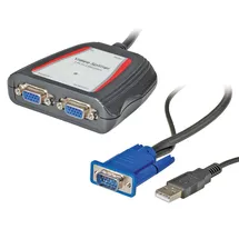 Value Portabler VGA Video-Splitter, 2fach, 250MHz