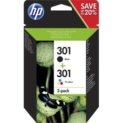 Hp Tinten Kombipack N9J72AE schwarz/color NR.301/CH561EE, NR.301/CH562EE