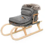 fillikid Schlittensack Exklusiv in Grau | Gr.: onesize