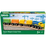 BRIO Güterzug mit drei Waggons