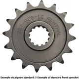 Renthal Standard Stahlkettenrad 14 Zähne Silber