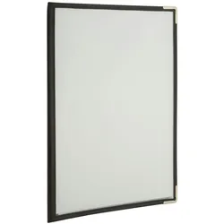 Securit® Crystal transparenter Menühalter - Dreifach A4 (zeigt 6xA4) - 3er Set