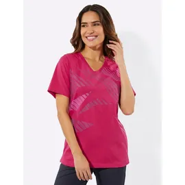 Sieh an! Freizeitshirt in pink-bedruckt | Gr.: 52