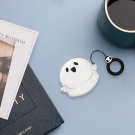 kwmobile Hülle kompatibel mit Anker Soundcore Liberty 4 NC Hülle - Silikon Kopfhörer Schutzhülle Case Cover Weiß Schwarz