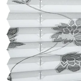GARDINIA Plissee Concept Flowers and Plants 70 x 130 cm blüte dekor/weiß