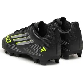 adidas F50 Club FG/MG Kinder core black/iron metallic/lucid lemon 30