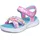 SKECHERS Mädchen Jumpsters Sandal Tie Dye Bffs, Pink Synthetic/Multi Trim, 37 EU - 37