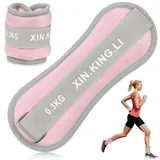 WPPQWP — XIN.KING.LI Gewichtsmanschetten Set Hand und Fuß, Ankle Weights, 1 Paar, 0.3kg,Rosa, Entworfen für Kinder und Frauen, Geeignet Für Fitness, Tanztraining, Joggen (Rosa, 0.3)