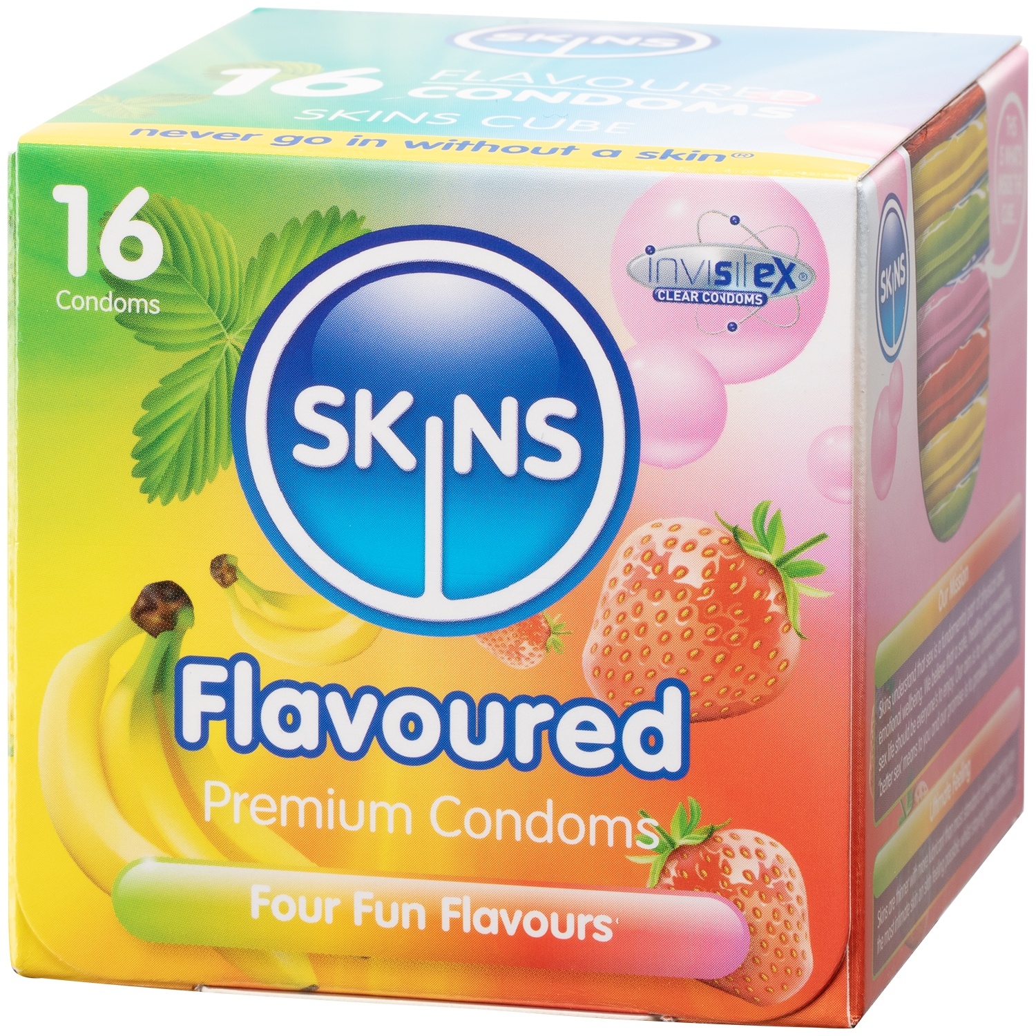 Skins Flavoured Condoms 16 pcs - Klar - Klar