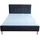 Homestyle4u Polsterbett 140 x 200 cm Schwarz