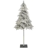 vidaXL Künstlicher Weihnachtsbaum Beschneit 210 cm