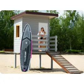Thunder Mossa SUP Board 320 x 75 x 15 cm Grau/Weiß/Rosa