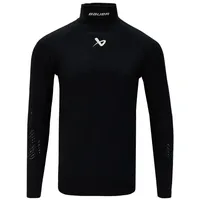 Bauer - Langärmeliger Senior Neckprotect Schwarz XL)