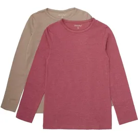 MINYMO Basic 35 T-Shirt LS (2-Pack) apple butter 122