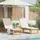vidaXL Sonnenliege 2 Stk 3333830 200 x 60 x 30 cm Akazie