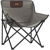 vidaXL Campingstuhl 2er Set Grau