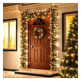 CASARIA 2x 10m Weihnachtsgirlande 100LEDs