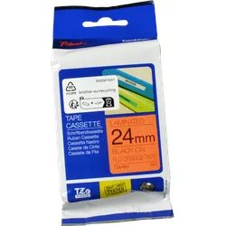 Brother P-Touch Band TZe-B51  schwarz auf signal orange  24mm / 5m  laminiert