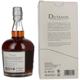 Dictador Rum Párrafo I 14 Years Old 46% vol 0,7 l Geschenkbox