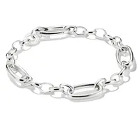 Thomas Sabo Glieder-Charm-Armband Silber C1203-001-21-L17 Größe 17
