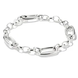 Thomas Sabo Glieder-Charm-Armband Silber C1203-001-21-L17 Größe 17