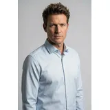 Olymp Langarmhemd No. Six Businesshemd, Kentkragen, super slim fit blau 41