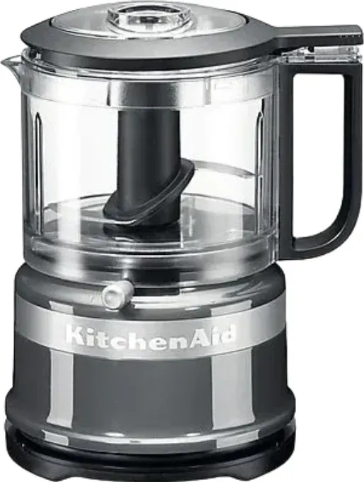 KitchenAid 5KFC35616ECU Mini Food Processor 240 Watt 2 Geschwindigkeitsstufen - Kontur-Silber