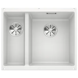 Blanco Subline 340/160-U rechts weiß + Handbetätigung + InFino