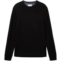 Tom Tailor 1038426 Basic Knit Pullover Black 2XL