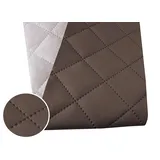 Kunstleder Gesteppt Möbel Textil Meterware Polster Stoff PU - Möbelstoff (Dunkelbraun 928)