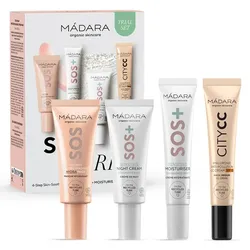 MÁDARA SOS Care 4-teilige, hautberuhigende Routine MEDIUM Nachtcreme   