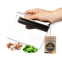 Hausfelder VIELZWECK-KÜCHENHELFER aus 18/10 Edelstahl, 12x14 cm - Gemüseschaufel,
