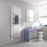 Kermi Geneo quadris-E Badheizkörper, rein elektrischer Betrieb, GQE101800752IXK,
