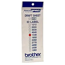 Brother Stempel Etiketten ID 1438 Schwarz 14 x 38 mm 24 Blatt 24 St.