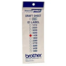 Brother Stempel Etiketten ID 1438 Schwarz 14 x 38 mm 24 Blatt 24 St.