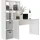 OTTO home Regal-Schreibtisch OTTO HOME "Triest, Computertisch mit Raumtrenner, Breite 156 cm", weiß (weiß, weiß, weiß), B:156cm H:146cm T:59cm, Tische, Regalelement flexibel montierbar, 6 Fächer, Tischbreite 120 cm