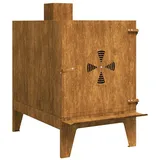 vidaXL Gartenofen 35x50x60 cm Cortenstahl, Camping Ofen, tragbarer Ofen, Holzofen, Campingofen, Outdoor Ofen, Garten Holzofen, Garten Ofen