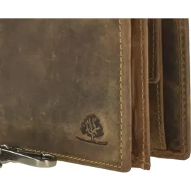 GREENBURRY Vintage Herren Geldbörse braun