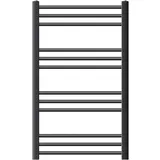 luxebath Badheizkörper Sahara 600 x 800 mm anthrazit gerade mit Seitenanschluss