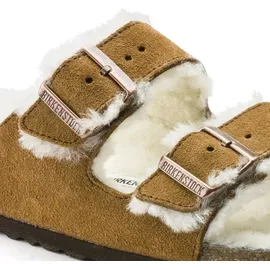Birkenstock Arizona Shearling Suede Sandale (Größe 41,