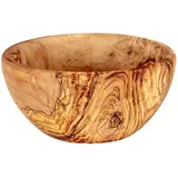 levandeo Schüssel ca.16cm Schale Holz Olivenholz Holzschale Salatschüssel Natur Unikat Tischdeko Brotschale Snackschale