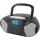 KENDO Boombox 24EX Radiorekorder CD Kassettendeck LCD UKW/FM Favoritenspeicher FM, VHF), Radio Schwarz