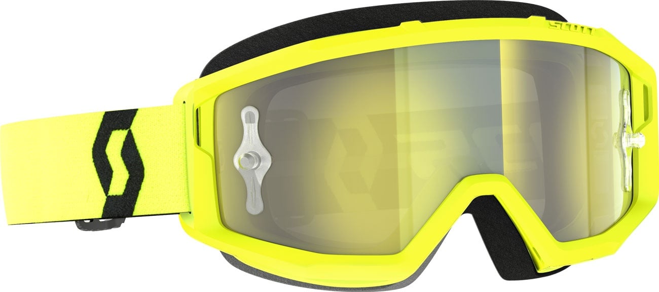 Scott Primal 1017289, lunettes de soleil miroir - Jaune/Noir Jaune Réfléchissant - Taille unique