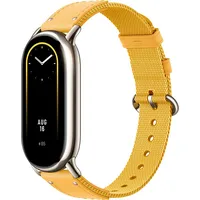 Xiaomi Smart Band 8 (Leder, Nylon), Uhrenarmband, Gelb