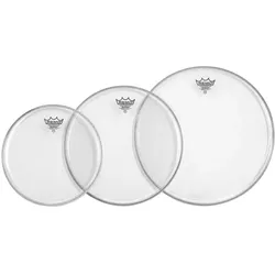 Remo Emperor - Tom Pack - Clear - 10-12-16 - Zoll - Schlagzeug-Fell-Set
