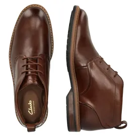 CLARKS Aldwin Chukka Stiefel Mid Tan Lea 43